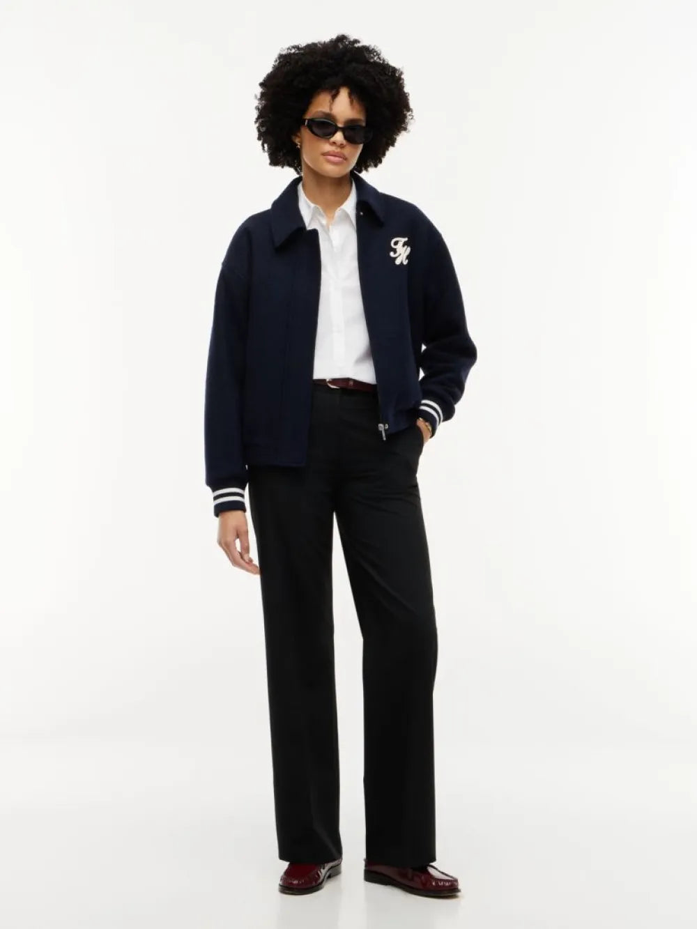 Tommy Hilfiger Pantaloni donna Straight Leg Twill Trousers WW0WW51899BDS