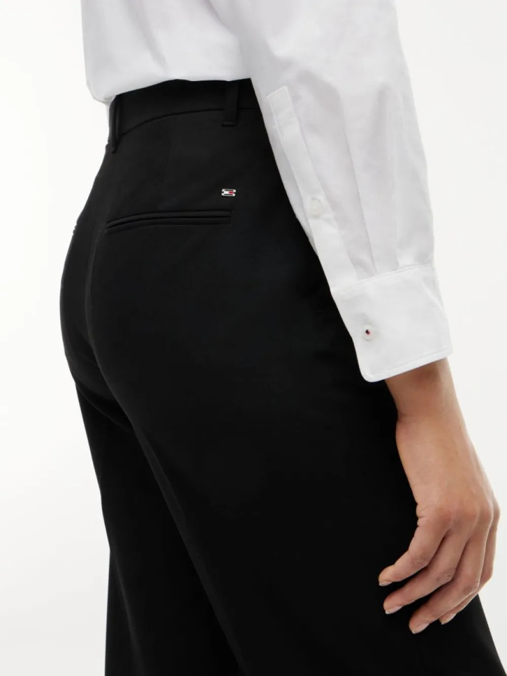 Tommy Hilfiger Pantaloni donna Straight Leg Twill Trousers WW0WW51899BDS