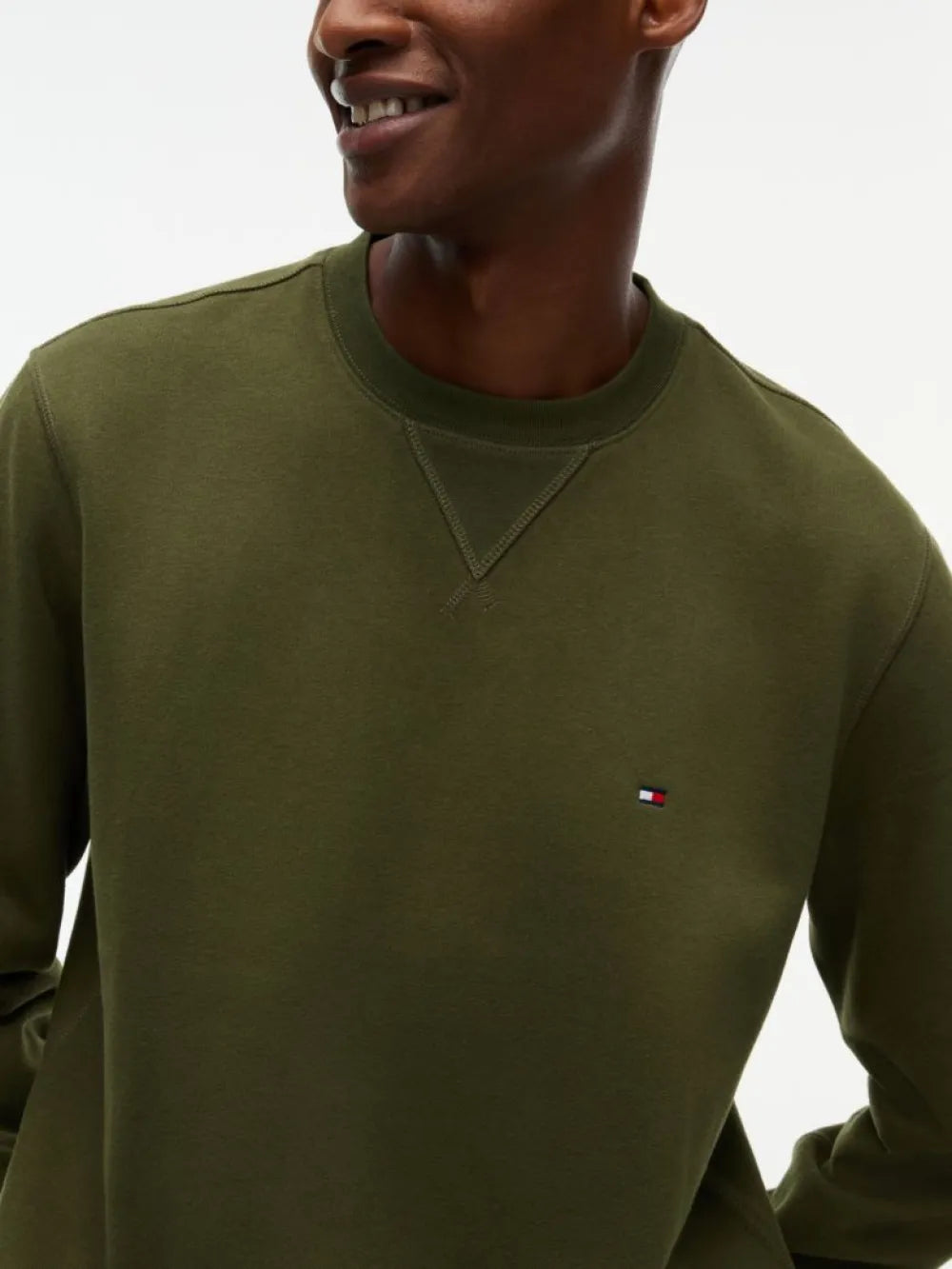 Tommy Hilfiger Felpa uomo Essential Fleece Sweatshirt MW0MW40000MT1