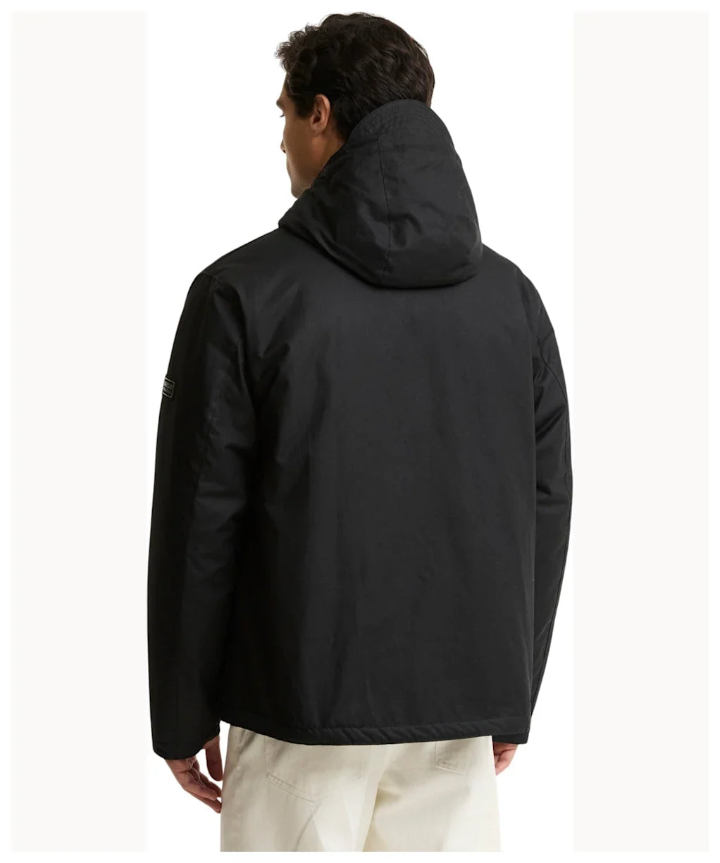 Barbour International capospalla uomo everrett wax jacket wat cot outw MWX2605-BK71 - immagine 3