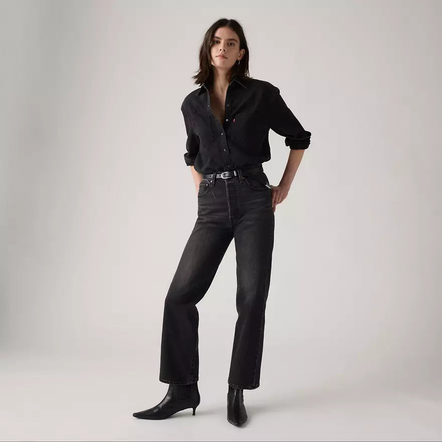 Levi's Jeans donna Ribcage Straight Alla Caviglia 726930257 - immagine 2