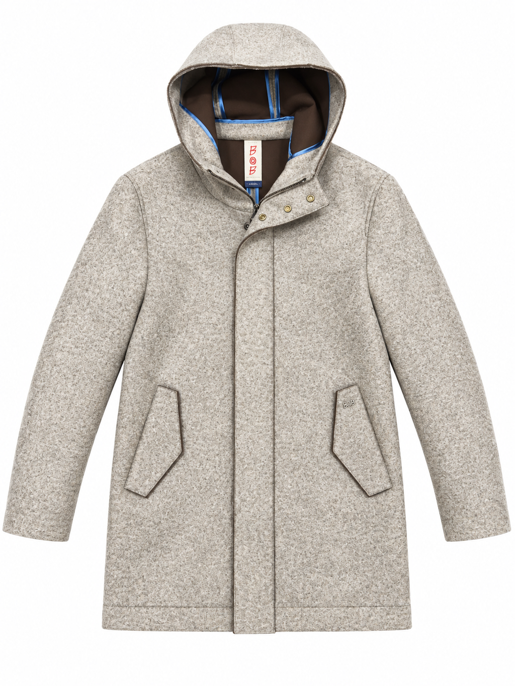 Bob Giubbotto uomo con zip e cappuccio A27WICK444T444 - immagine 1