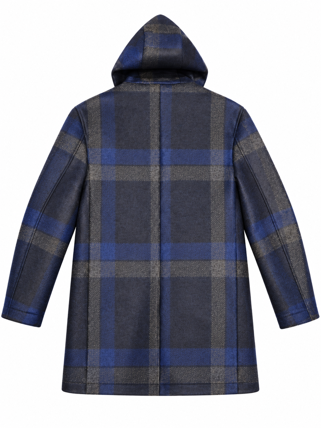 Bob Giubbotto uomo con zip e cappuccio tessuto fantasia A27WICK477T477 - immagine 4