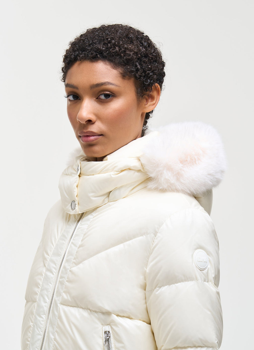 Colmar Piumino donna con inserti in pelliccia sintetica 22000030E 2YO 624 - immagine 3