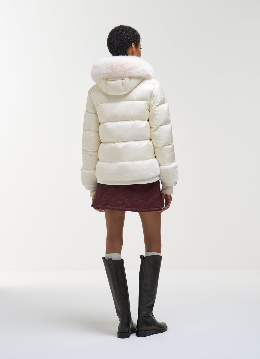 Colmar Piumino donna con inserti in pelliccia sintetica 22000030E 2YO 624 - immagine 4