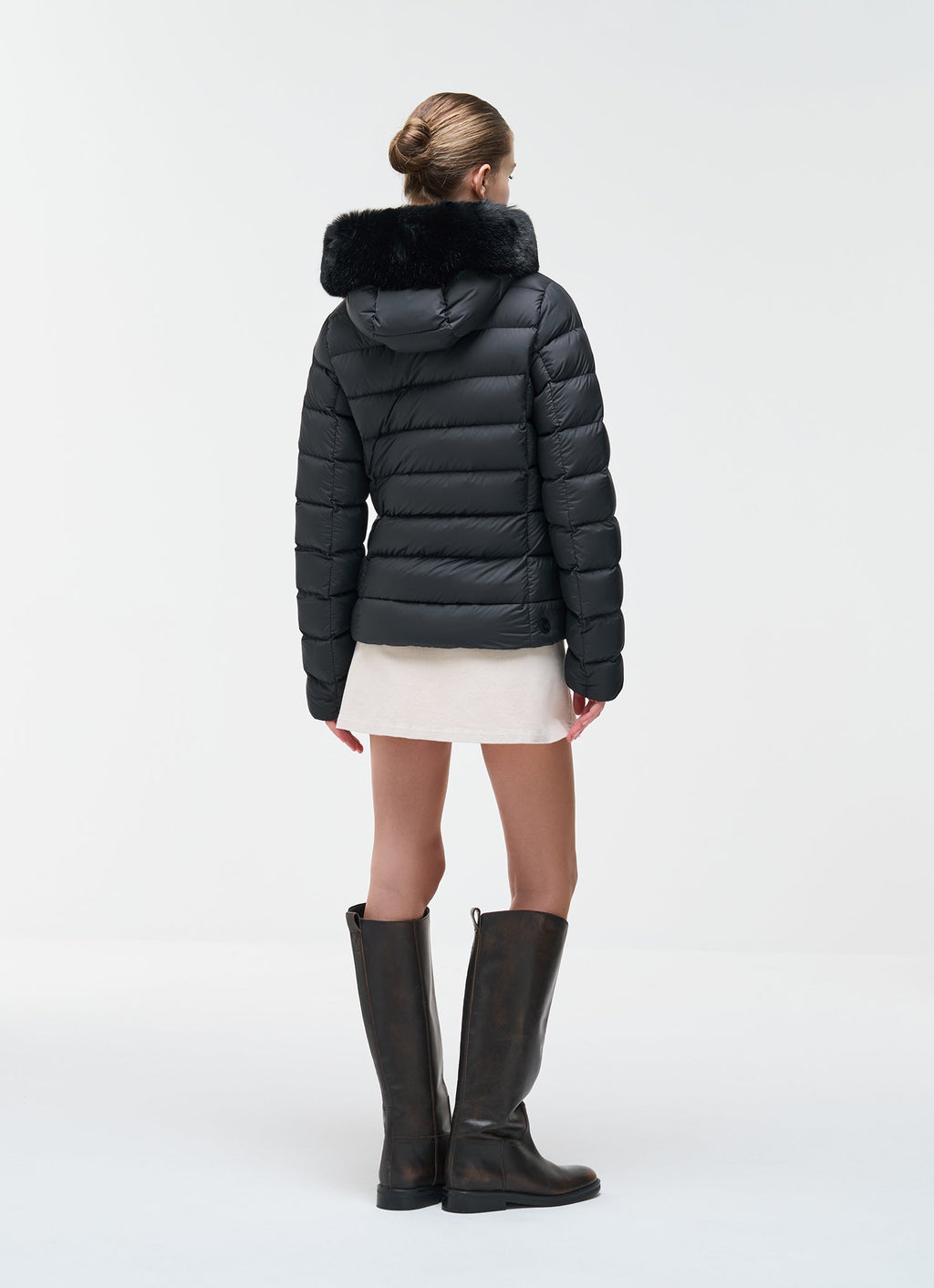 Colmar Piumino donna opaco con pelliccia sintetica 22000039E 2XX 99 - immagine 4