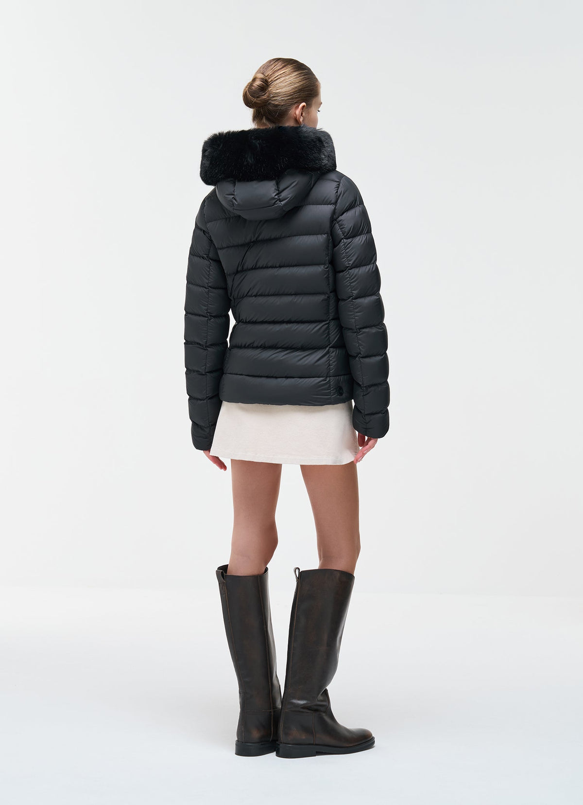 Colmar Piumino donna opaco con pelliccia sintetica 22000039E 2XX 99 - immagine 4