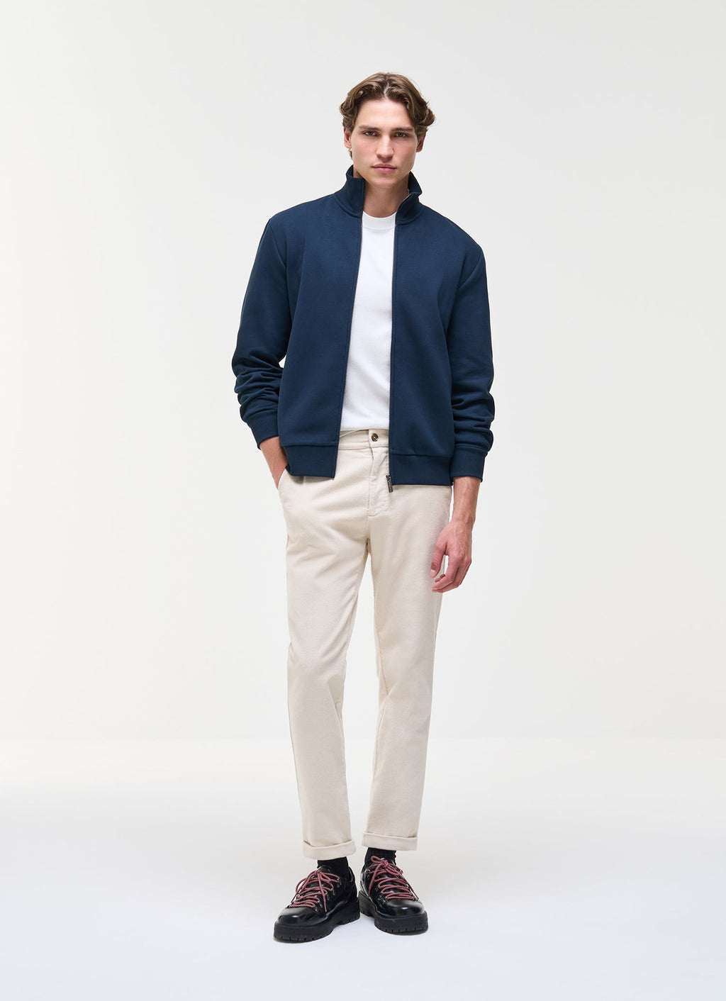Colmar Felpa uomo full zip in cotone 62000003R 1WX 68 - immagine 2