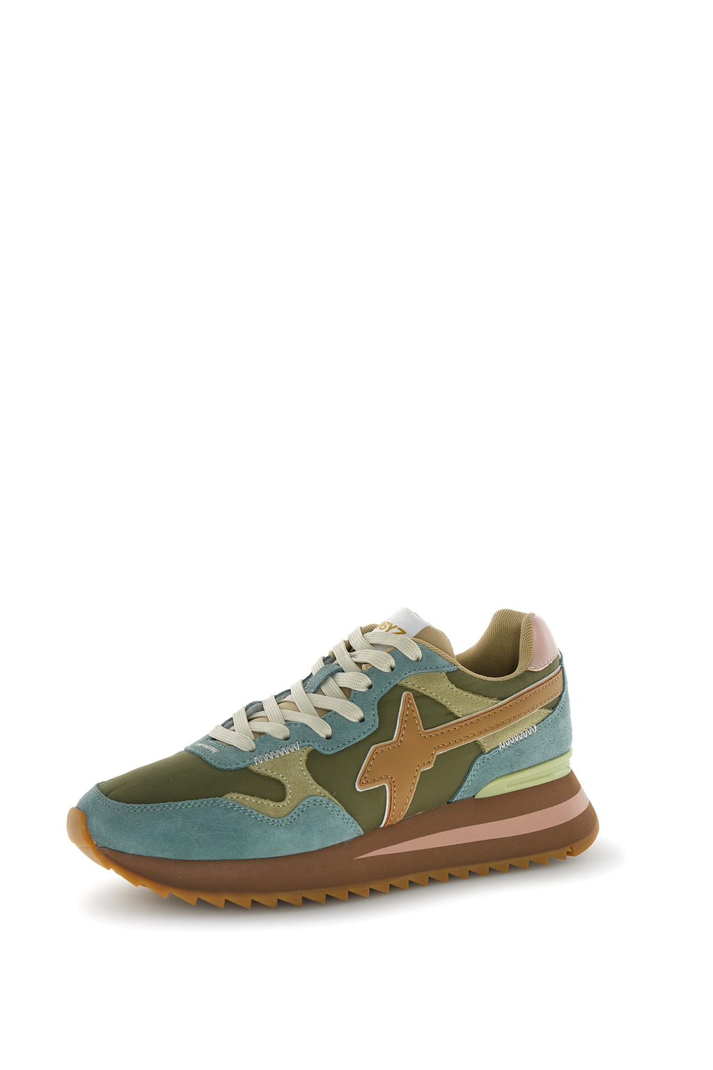 W6YZ Scarpa Donna modello Yak-w 2016528651F26 Verde chiaro-Grigio - immagine 2
