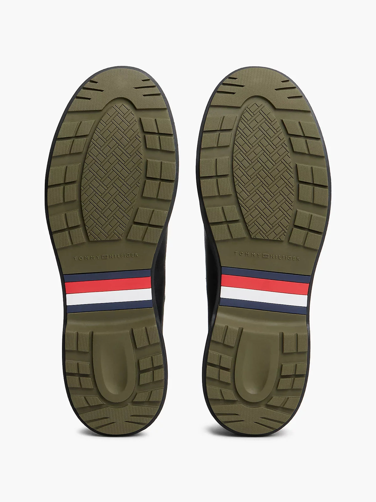 Tommy Hilfiger scarpe uomo Stivaletti Chelsea outdoor in pelle con interno caldo FM0FM05958BDS