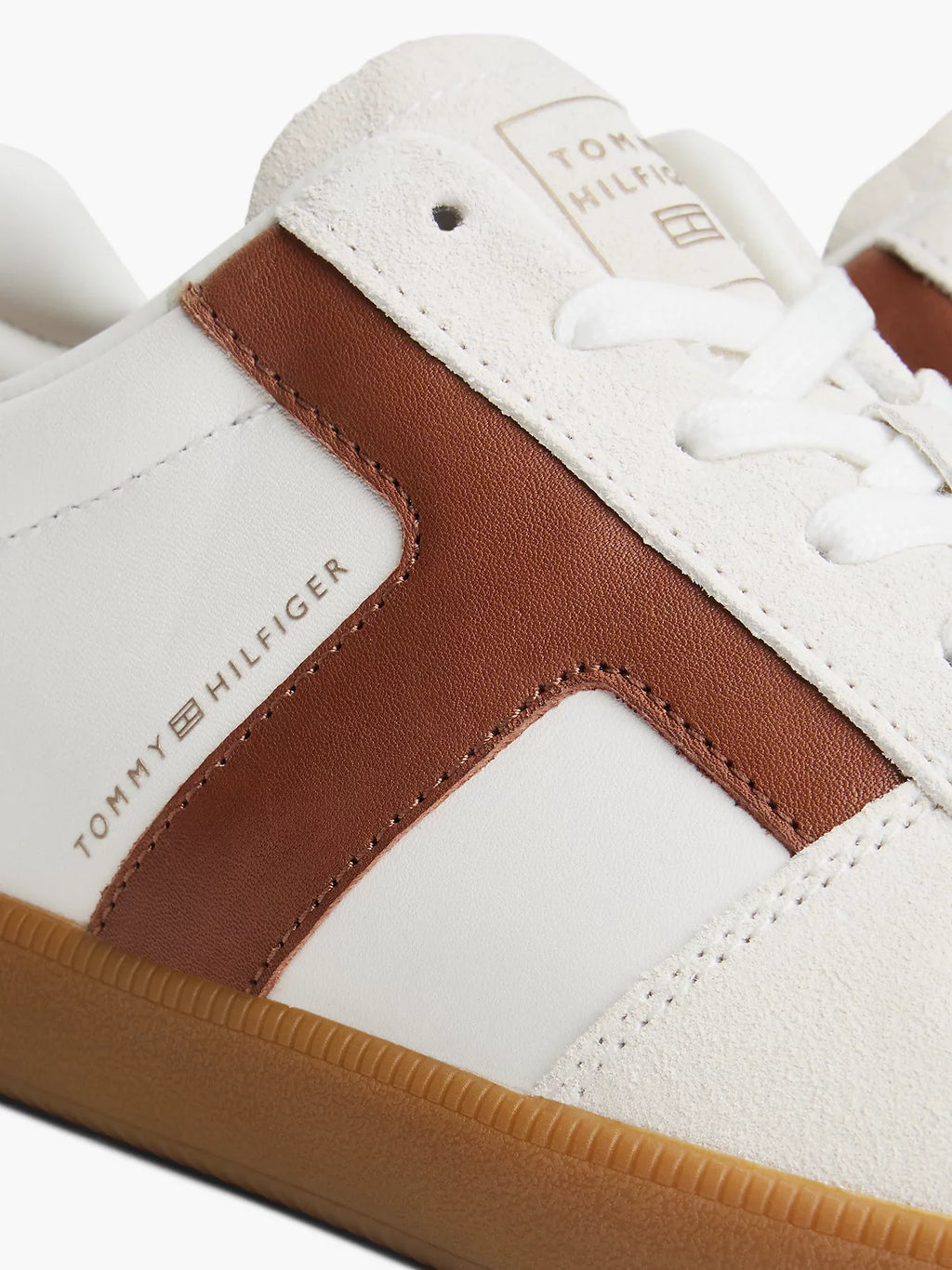 Tommy Hilfiger scarpe uomo Sneakers TH Tribeca in pelle con mix di texture FM0FM06068YBL