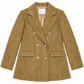 WHITE WISE giacca donna doppiopetto con resca WW21554 - immagine 1