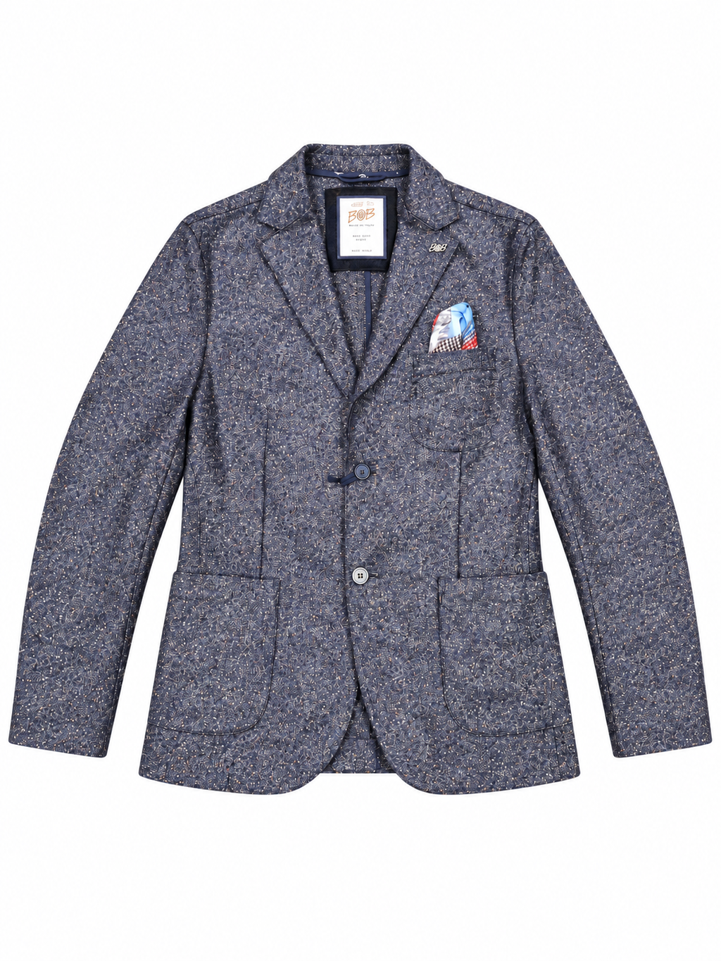 Bob Giacca uomo monopetto tessuto a maglia A27HARLOW502T502 - immagine 1