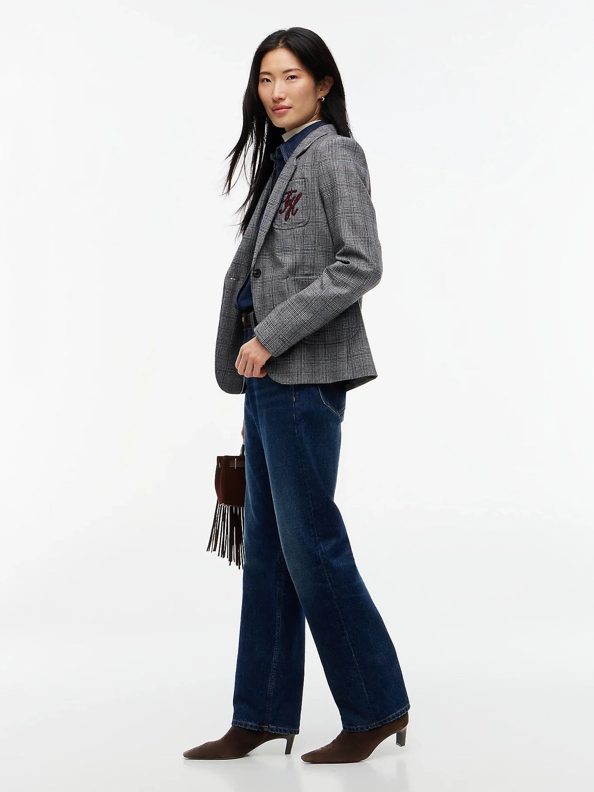 Tommy Hilfiger scarpe donna Stivaletti in pelle scamosciata con tacco kitten
FW0FW09670GUG