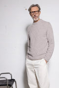 PrIvati Firenze Maglia uomo Girocollo Fisherman mouline FX2546/001 VAR 1 - immagine 1