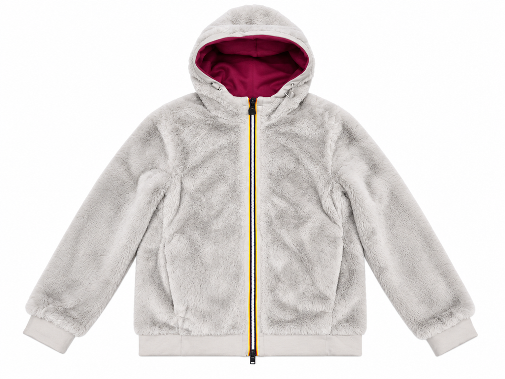 K-way giubbino donna Deva Light Spacer Fur Double – Giacca Reversibile Donna K31452W-D0Z - immagine 2