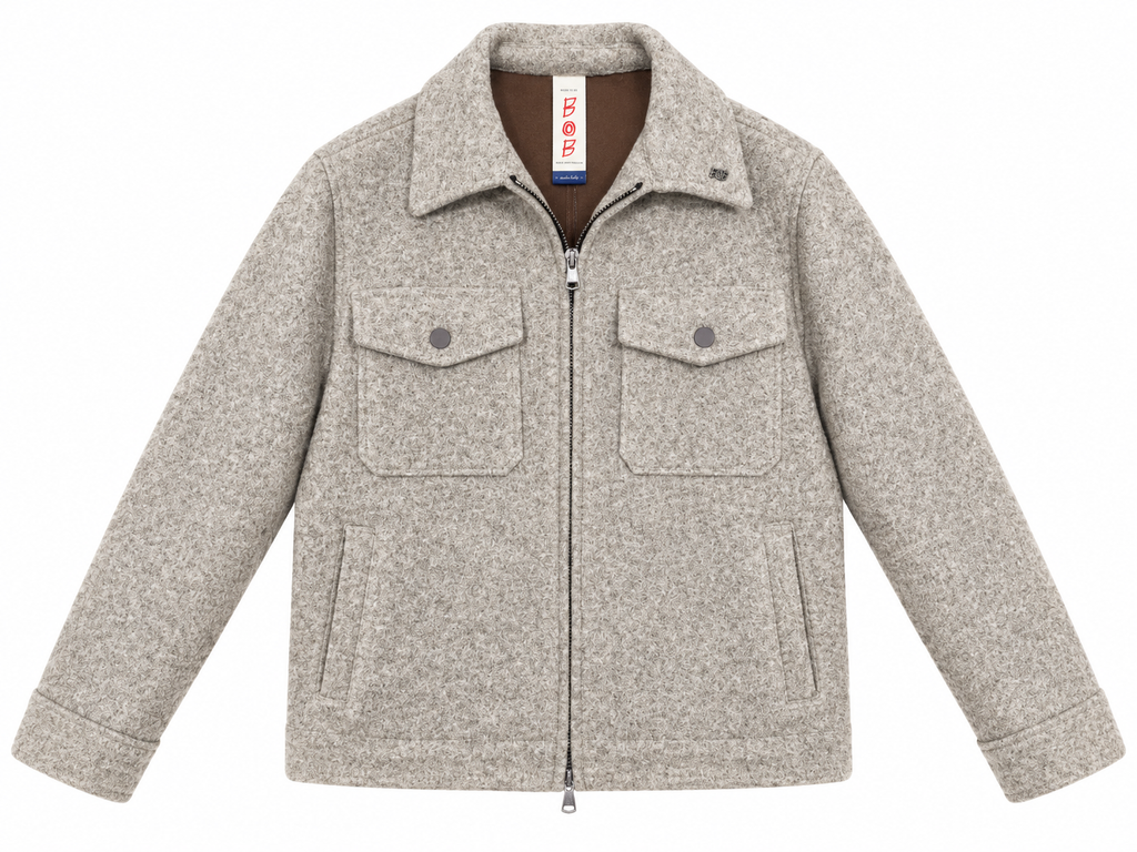 Bob Giubbotto uomo con zip e tasche anteriori A27STEVEN448T448 - immagine 1
