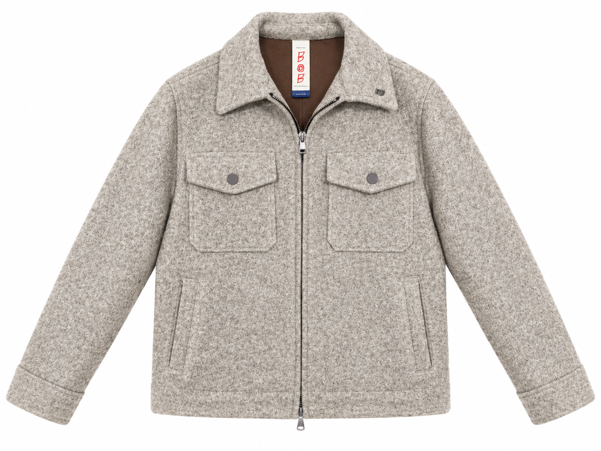 Bob Giubbotto uomo con zip e tasche anteriori A27STEVEN448T448 - immagine 1