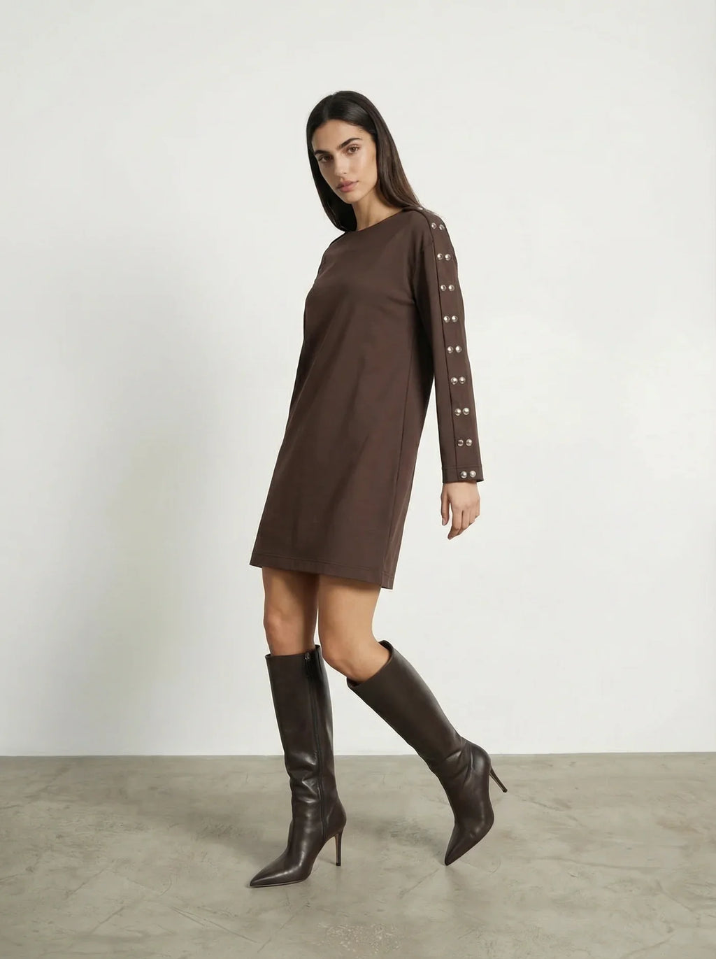 Jijil Abito donna JPI26AB084.0JE0128 MORO - immagine 2