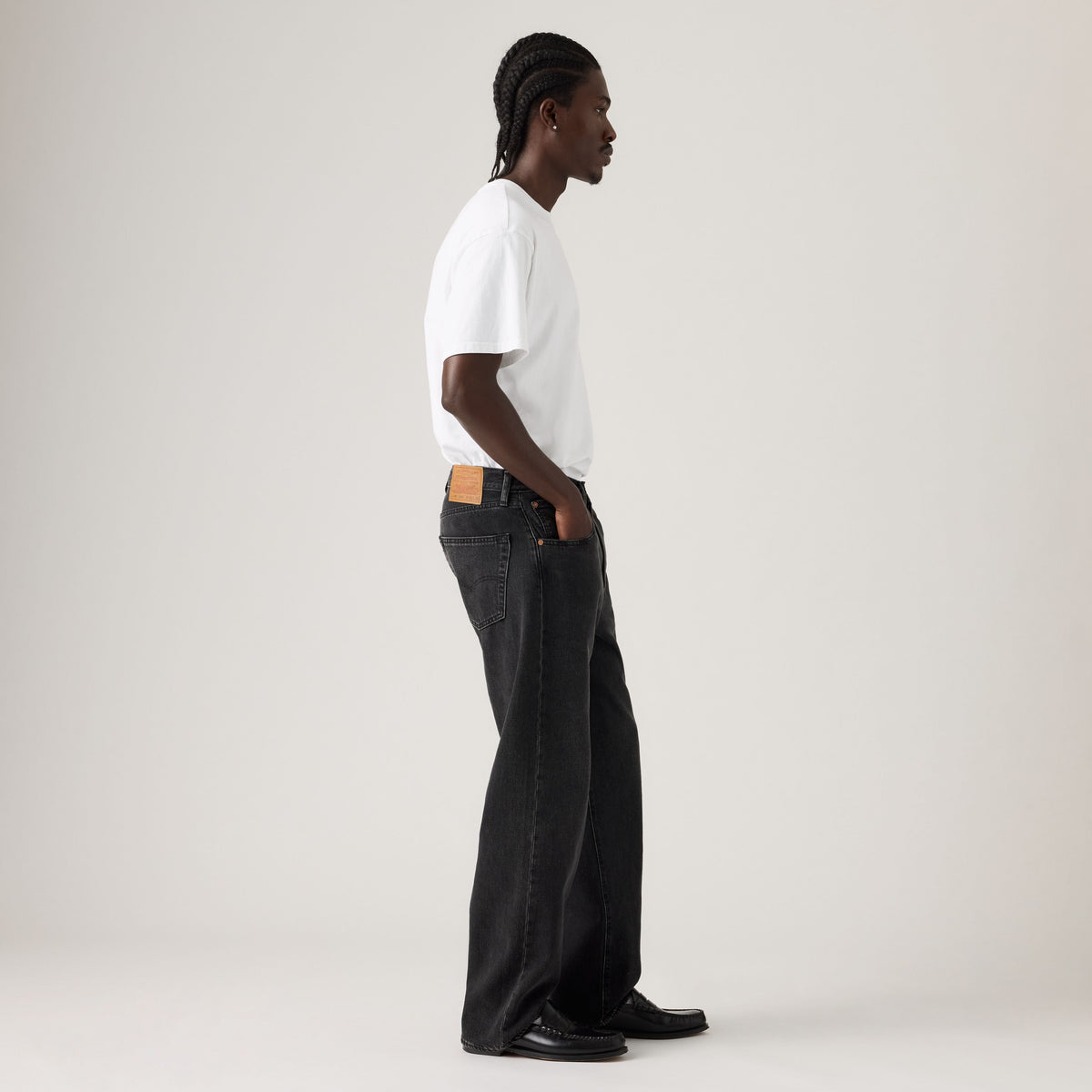 LEVI'S Jeans uomo Levi’s jeans uomo 501® Loose - Big Wheels Nero - 0057U0005 - immagine 2