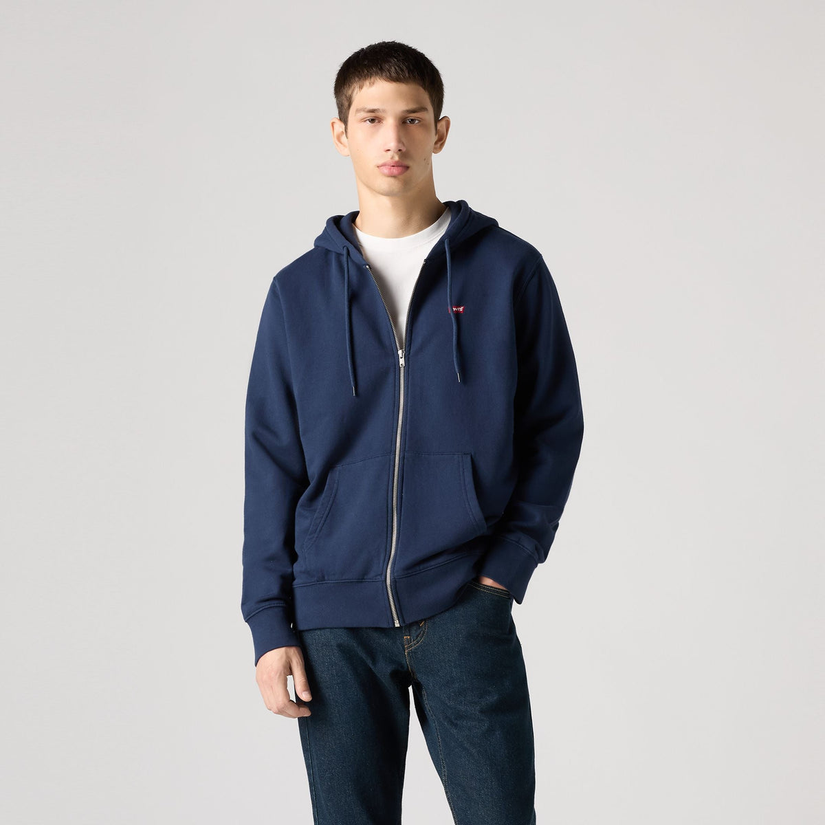 Levi’s felpa uomo con cappuccio e cerniera Original 345840011 - immagine 3