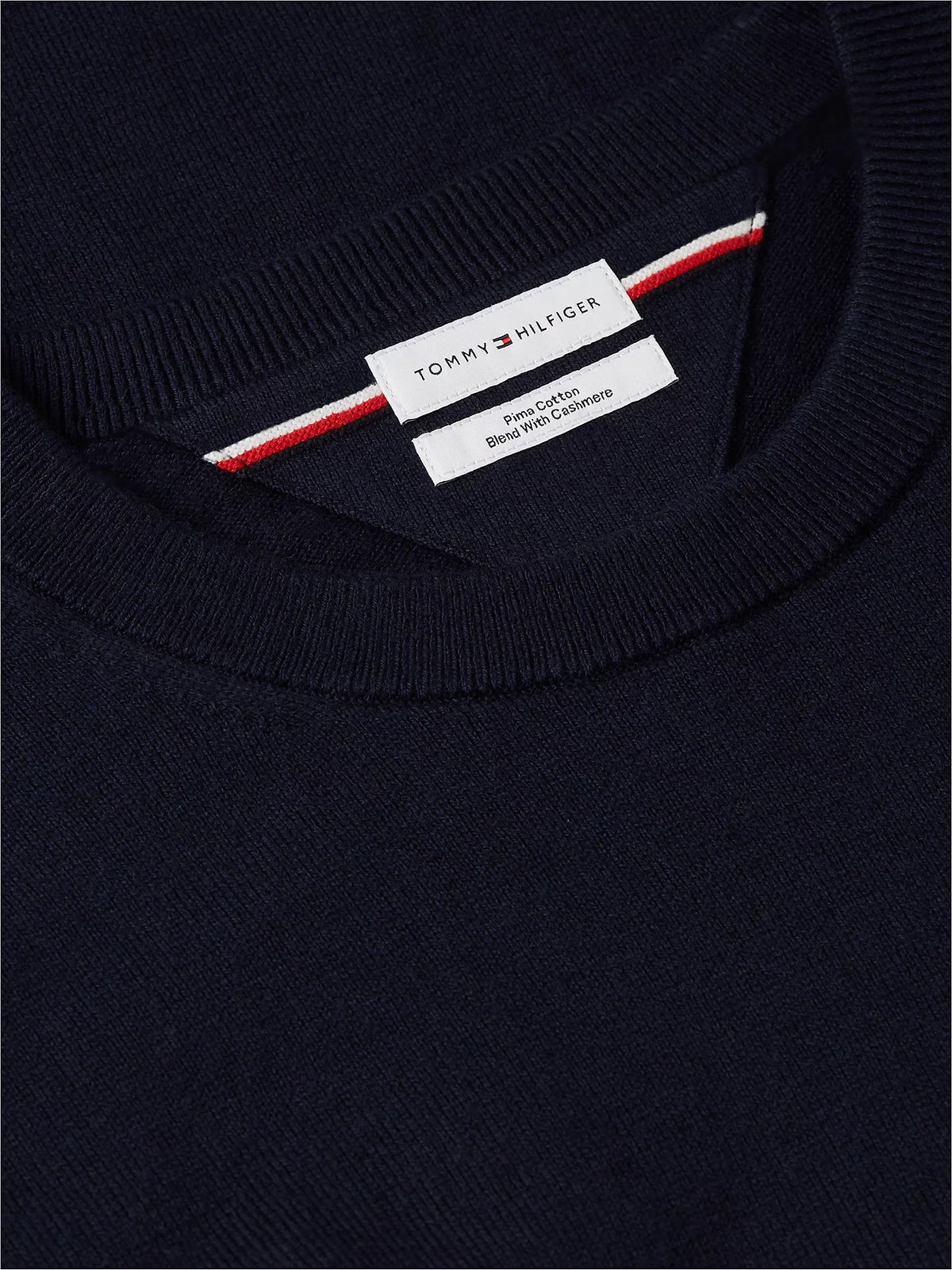 Tommy Hilfiger Maglia uomo Pullover con cashmere e logo MW0MW28046DW5