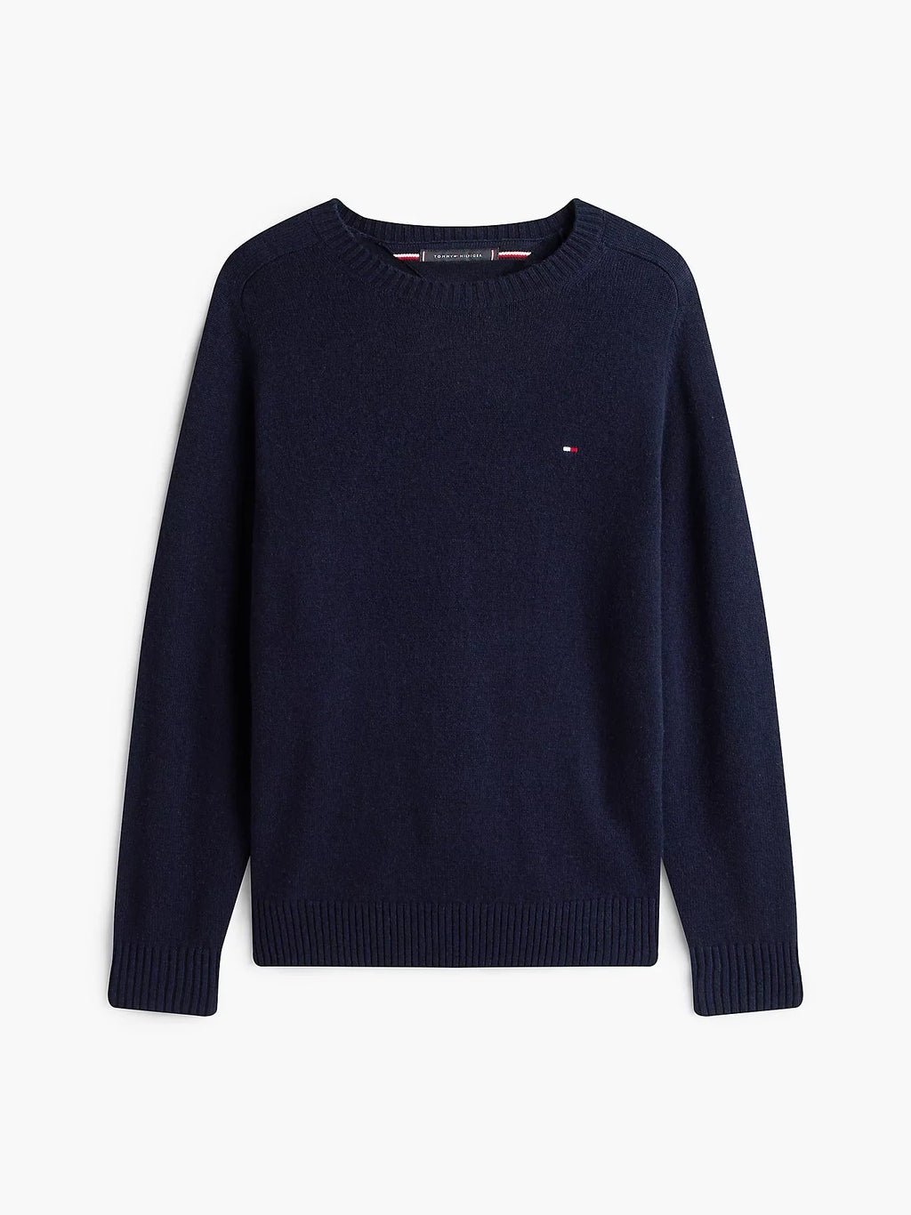 Tommy Hilfiger maglia uomo Pullover in pura lana d'agnello con logo MW0MW36535DW5