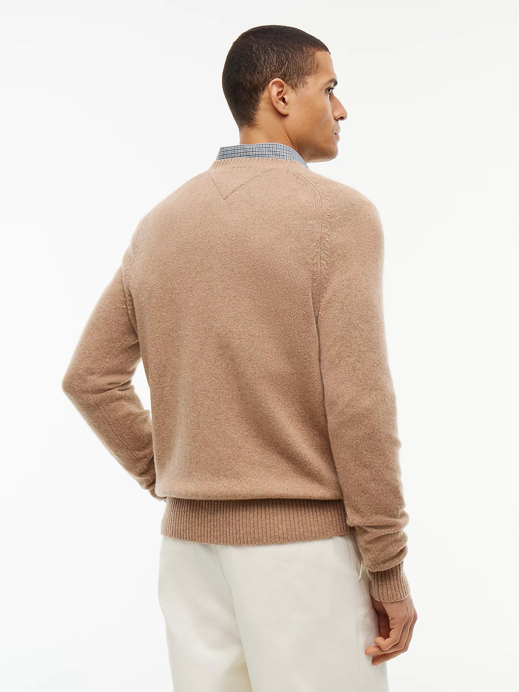 Tommy Hilfiger maglia uomo Pullover in pura lana d'agnello con logo MW0MW36535RFG