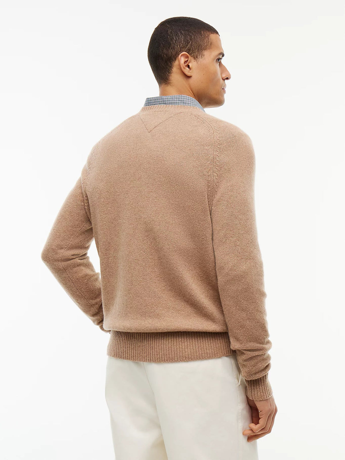 Tommy Hilfiger maglia uomo Pullover in pura lana d'agnello con logo MW0MW36535RFG