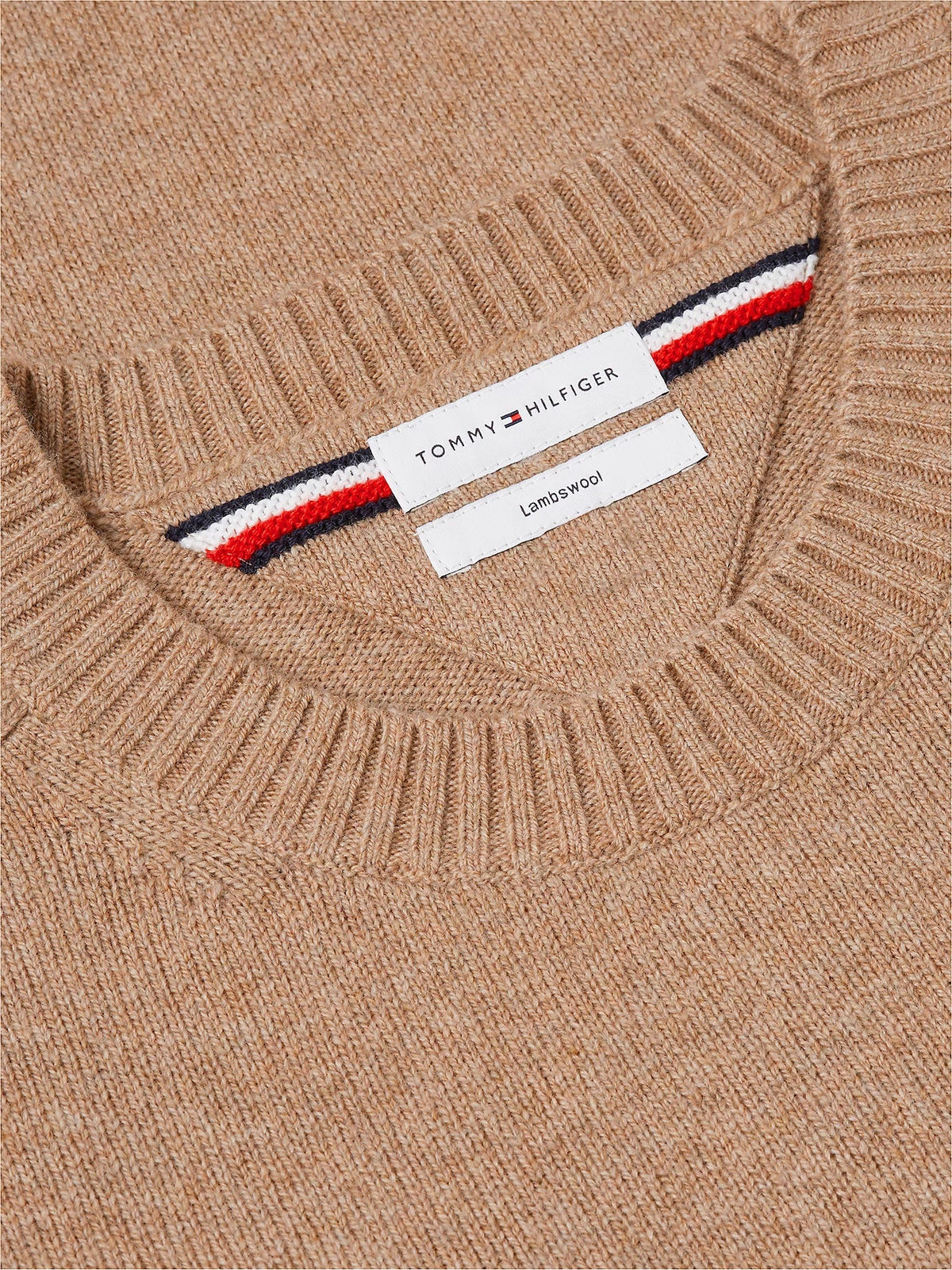 Tommy Hilfiger maglia uomo Pullover in pura lana d'agnello con logo MW0MW36535RFG