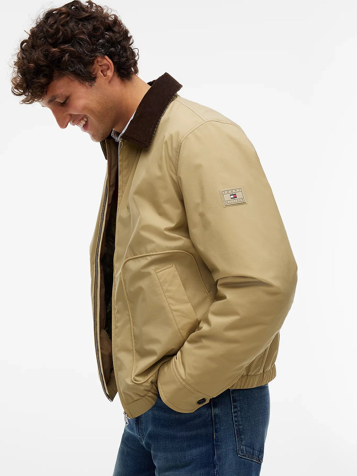 Tommy Hilfiger Giubbino uomo Giacca stile college in ripstop imbottita MW0MW44783RBZ - immagine 3