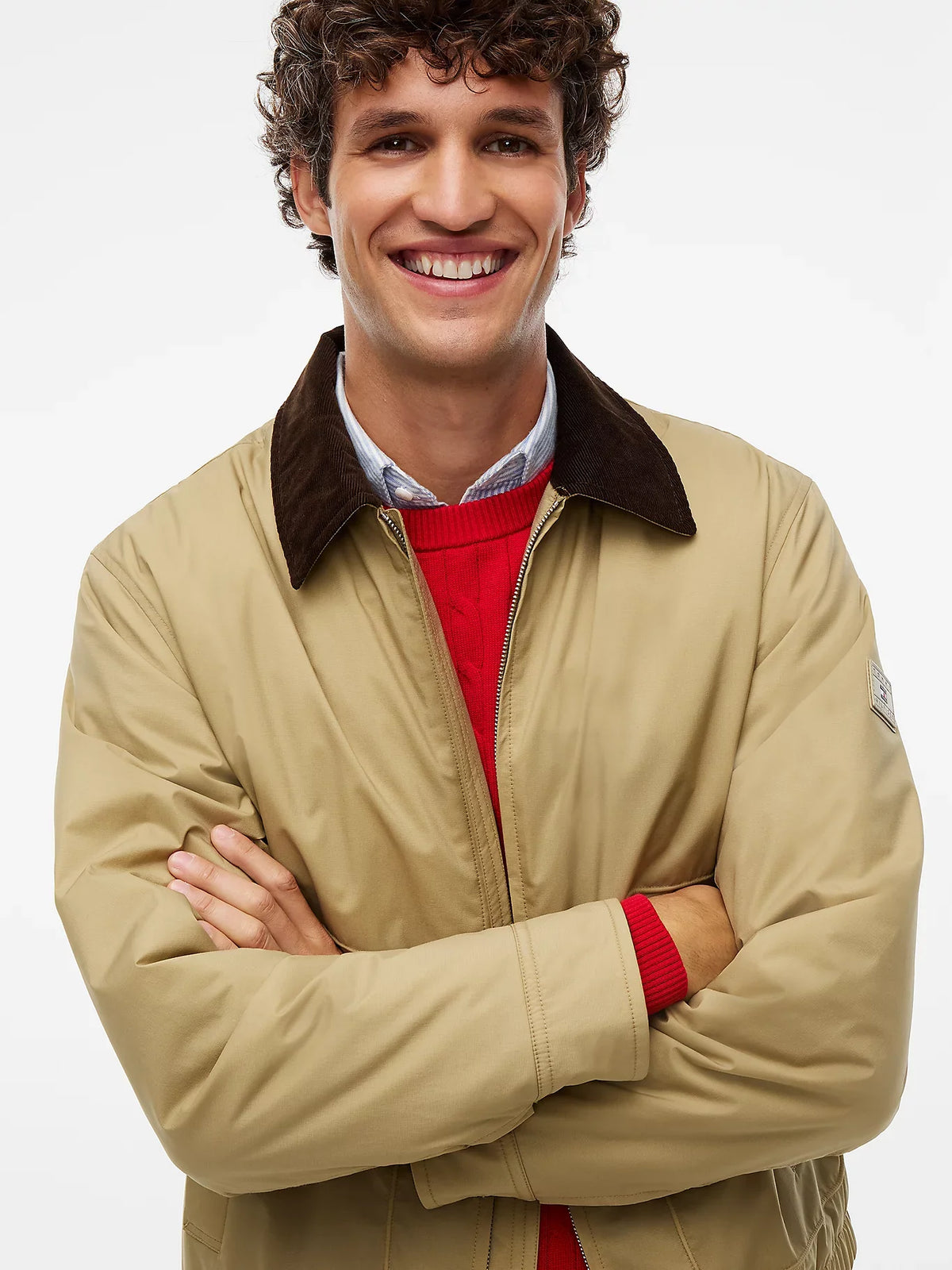 Tommy Hilfiger Giubbino uomo Giacca stile college in ripstop imbottita MW0MW44783RBZ - immagine 4