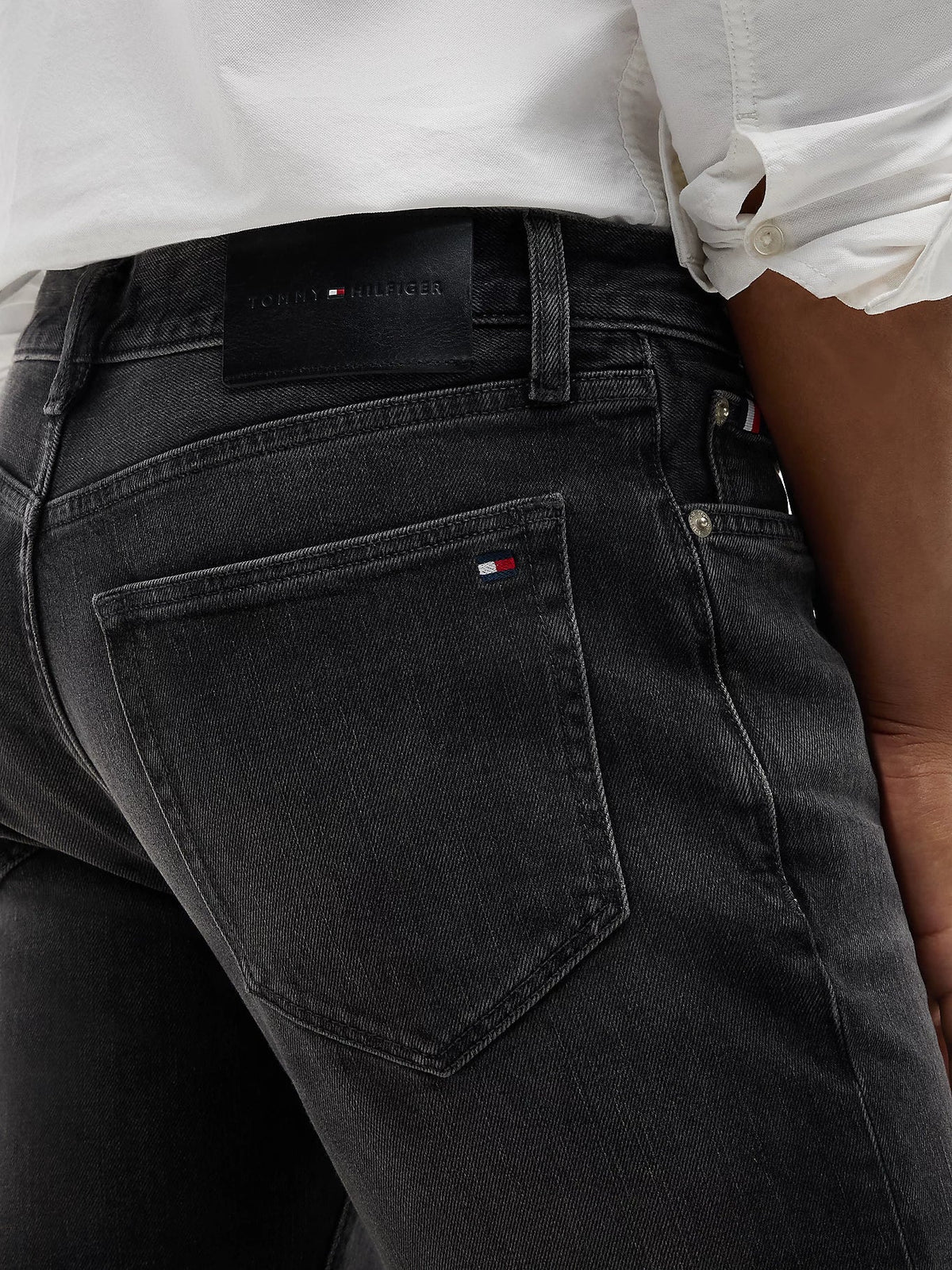 Tommy Hilfiger jeans uomo Denton slim fit straight sbiaditi MW0MW449261B2 - immagine 5