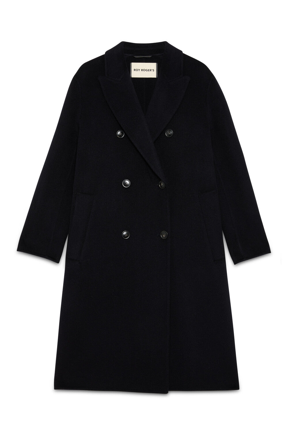 Roy Roger's giacche donna Coat Double Breast WOMAN Drap Merino wool.