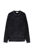 Roy Roger's maglia uomo Crew Neck MAN Merino wool printed.