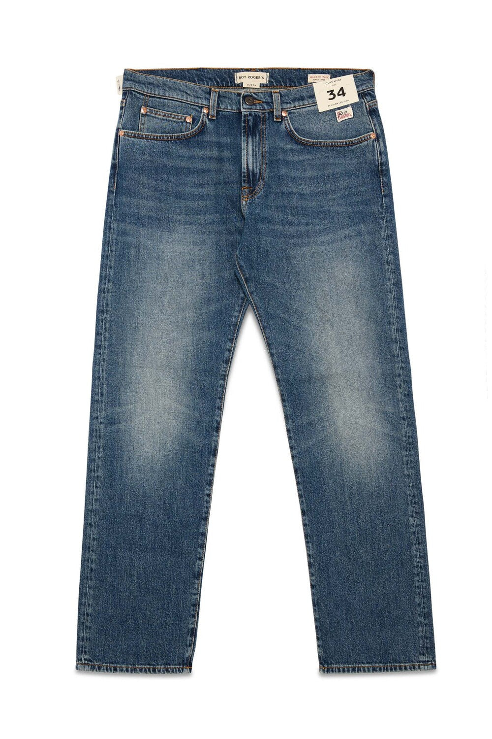 Roy Roger's JEANS uomo Cult Wide MAN Denim slub el. Ben