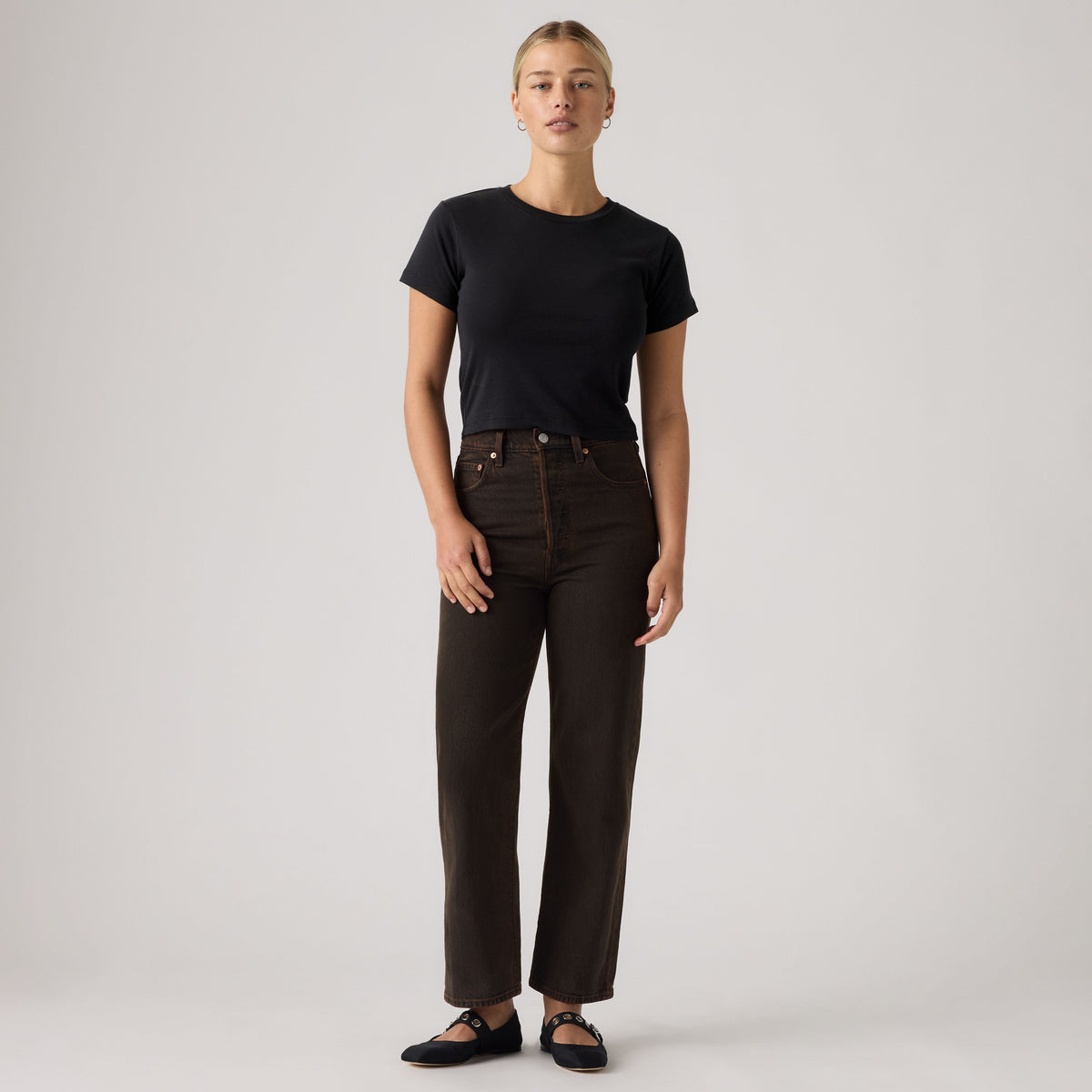 LEVI'S Jeans donna Levi's Jeans donna Ribcage Straight Alla Caviglia 726930315 - Old Bronze - 726930315 - immagine 2