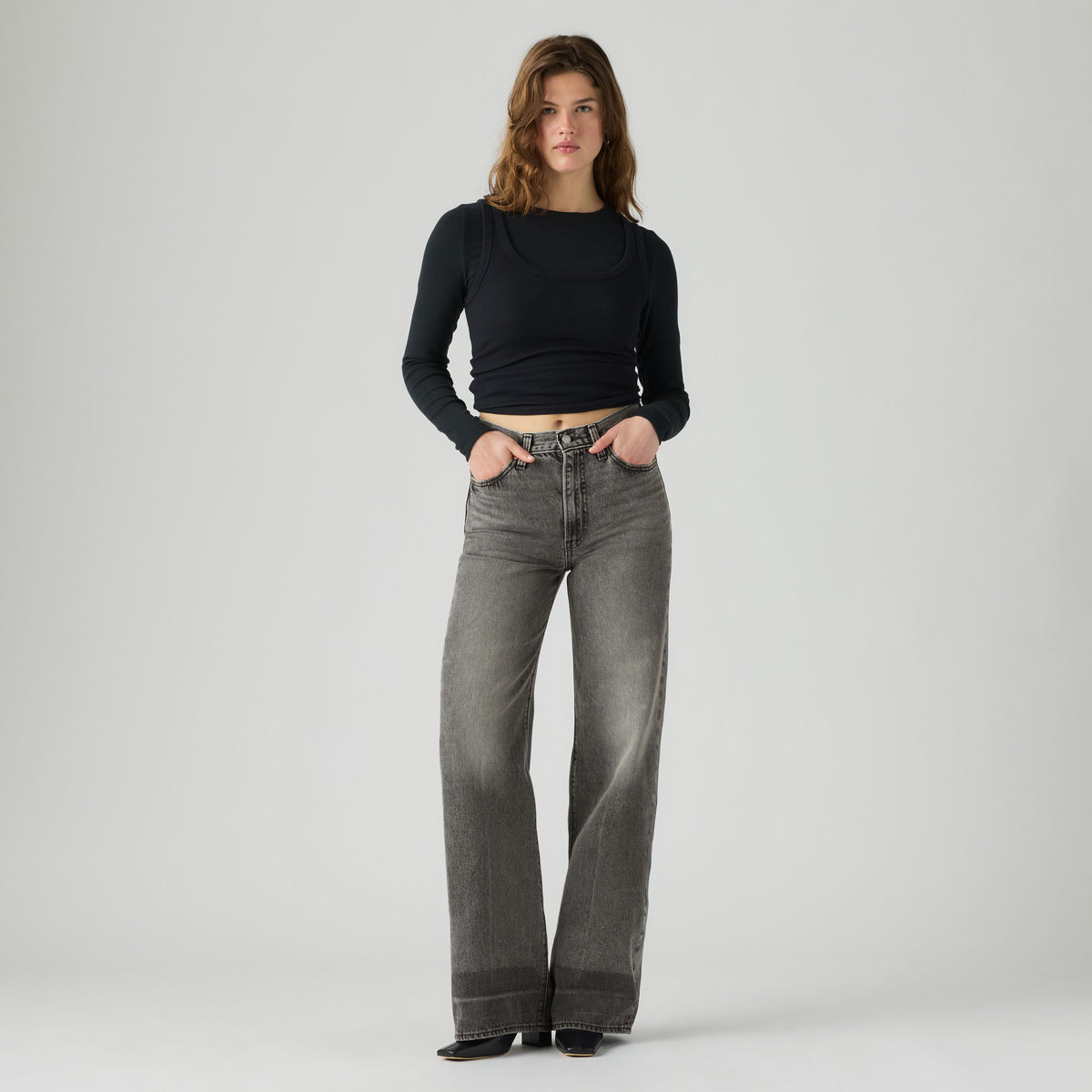 Levi's Jeans donna Ribcage A Gamba Ampia A60810093 - immagine 1