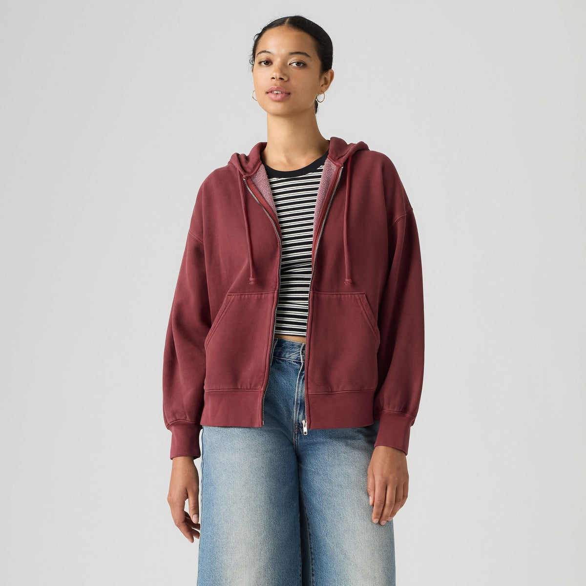 Levi’s felpa donna con cappuccio Vintage Relaxed 005IH0016 - immagine 2