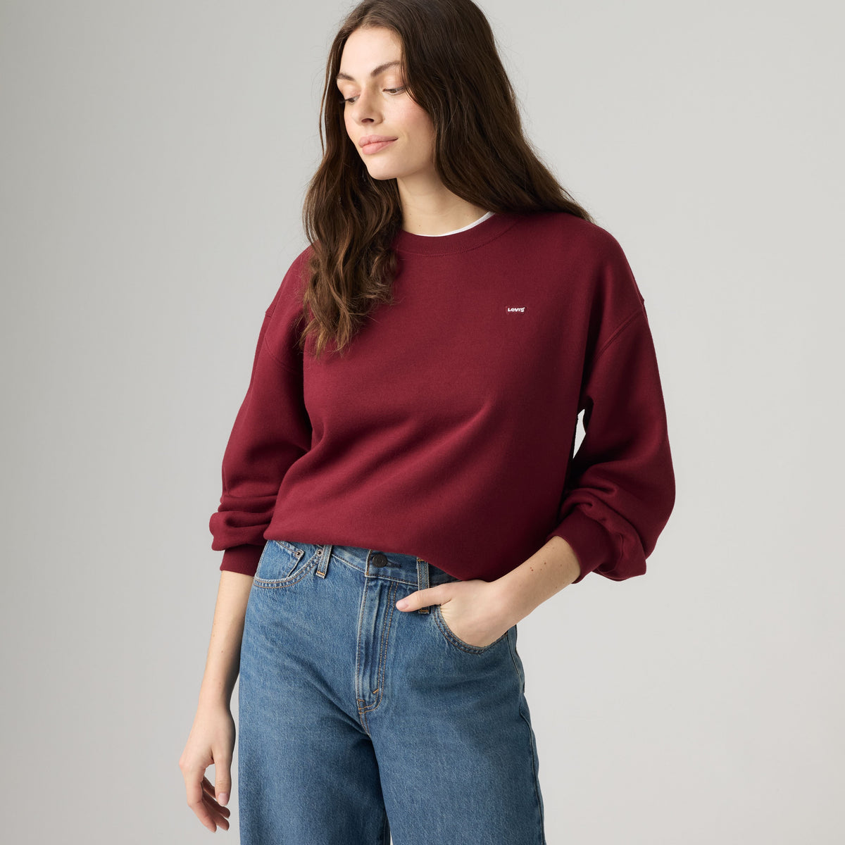 Levi’s felpa donna a girocollo Everyday 0082J0004 - immagine 3