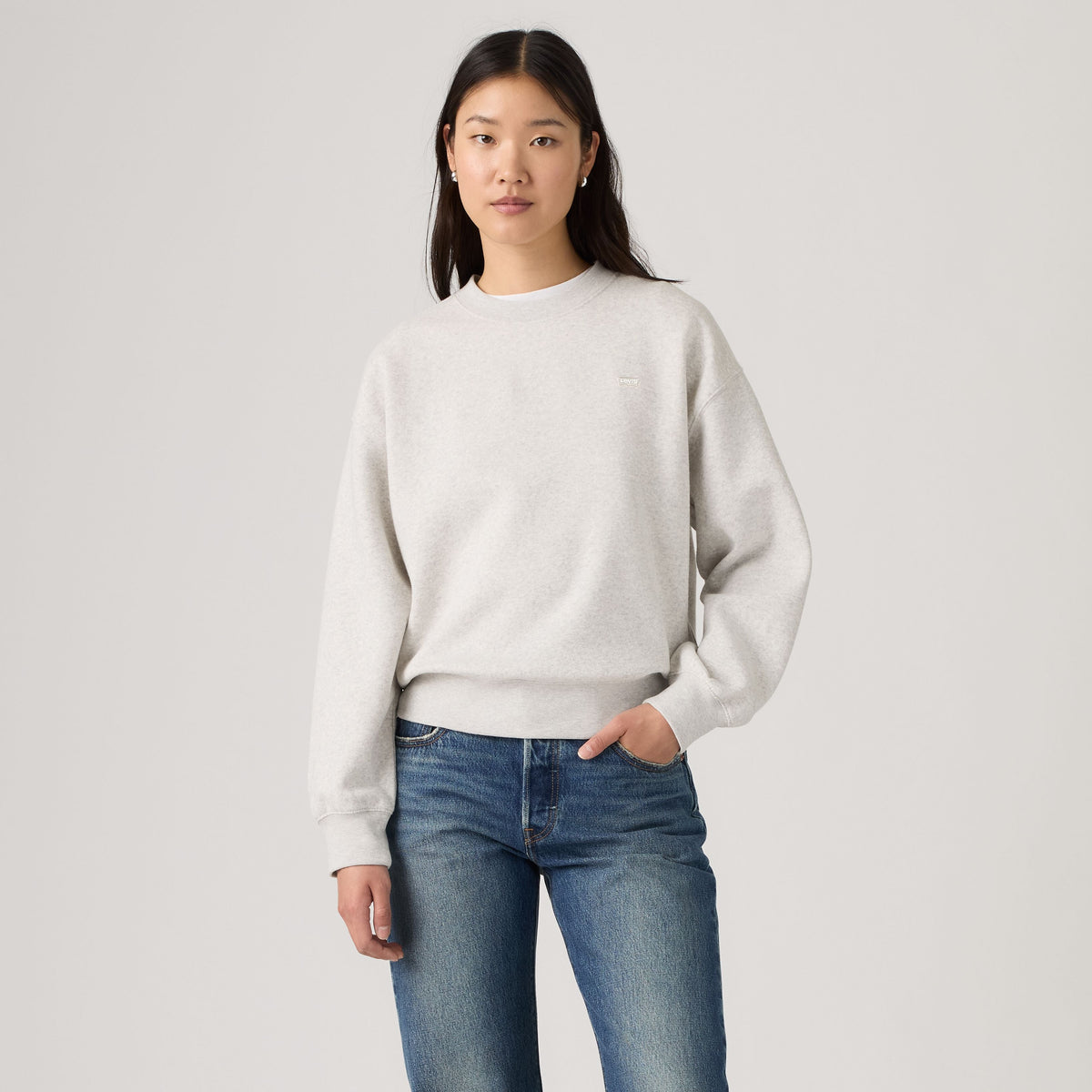 Levi’s felpa donna a girocollo Everyday 0082J0010 - immagine 1