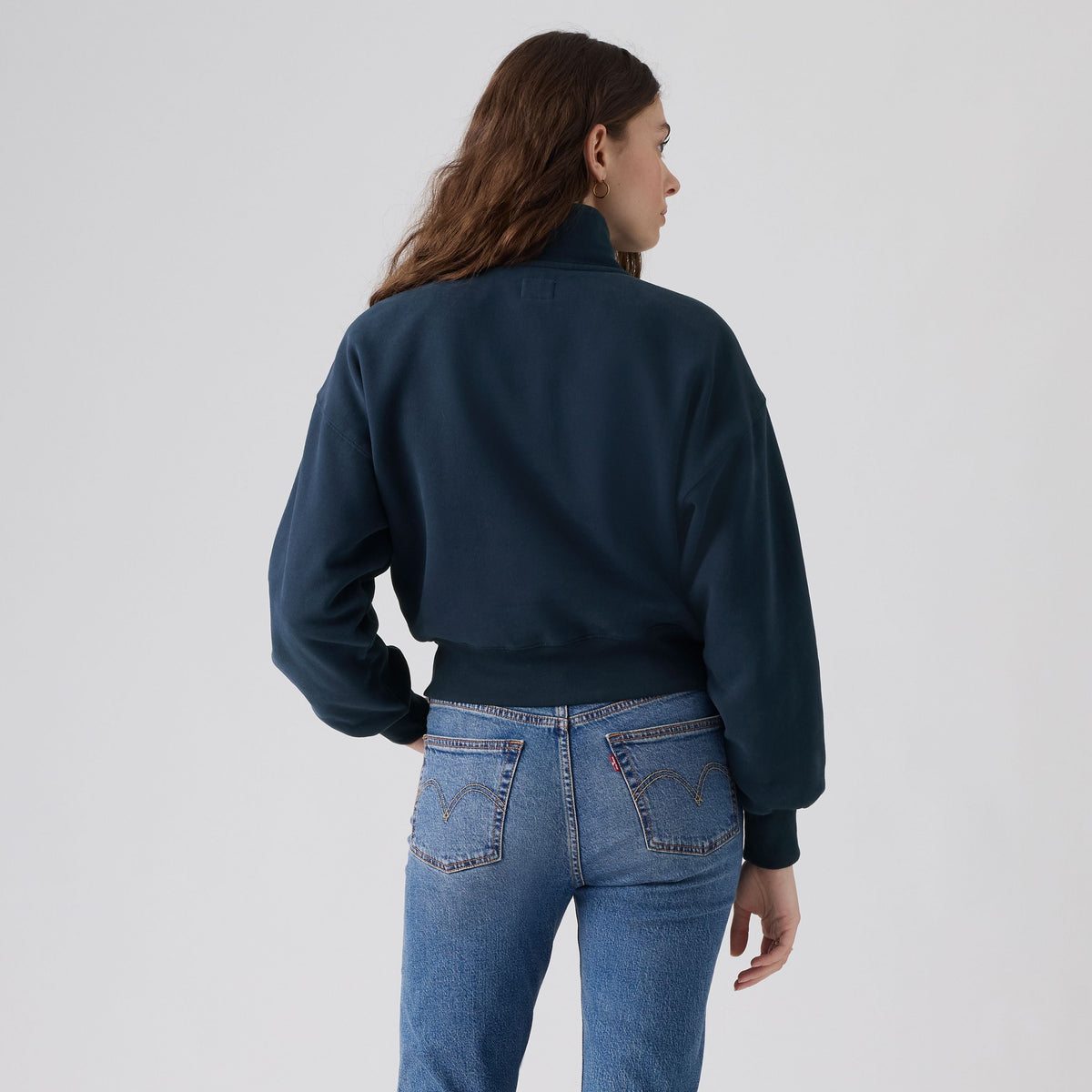 Levi’s felpa donna Graphic Vintage '80s Quarter-Zip 008CM0002 - immagine 4