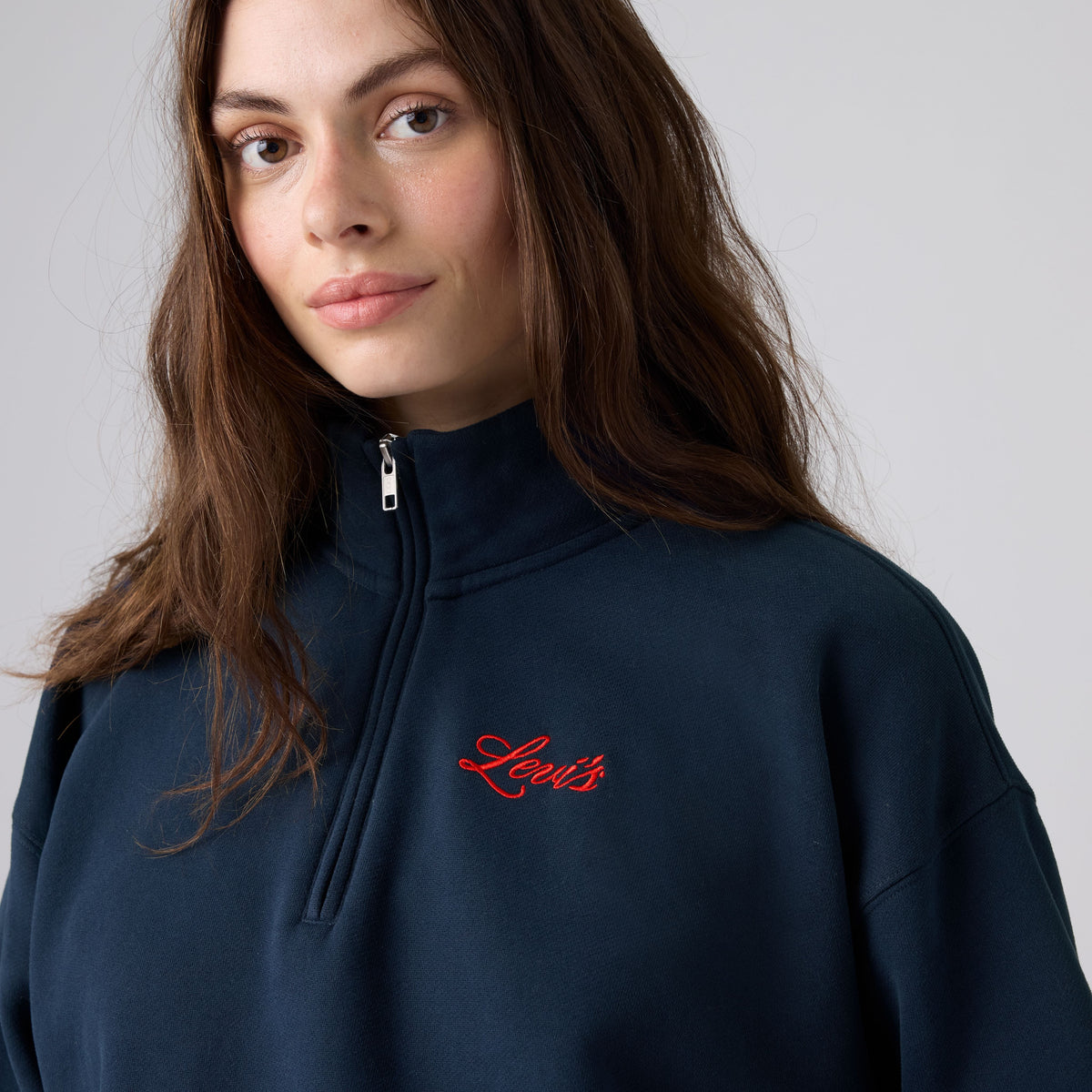 Levi’s felpa donna Graphic Vintage '80s Quarter-Zip 008CM0002 - immagine 3