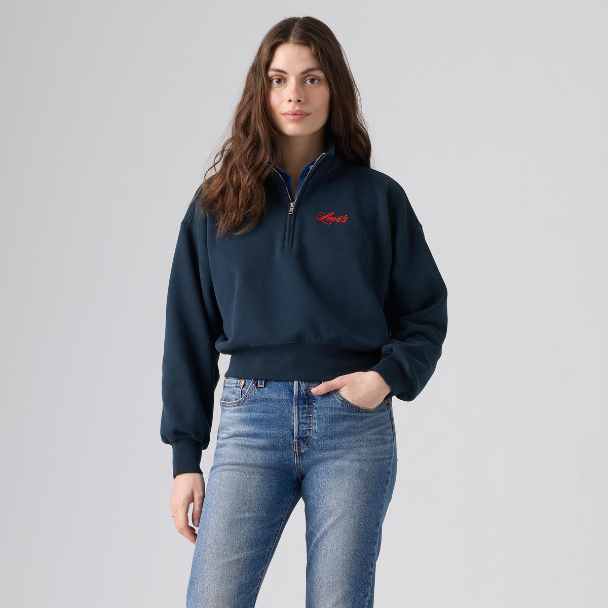 Levi’s felpa donna Graphic Vintage '80s Quarter-Zip 008CM0002 - immagine 1