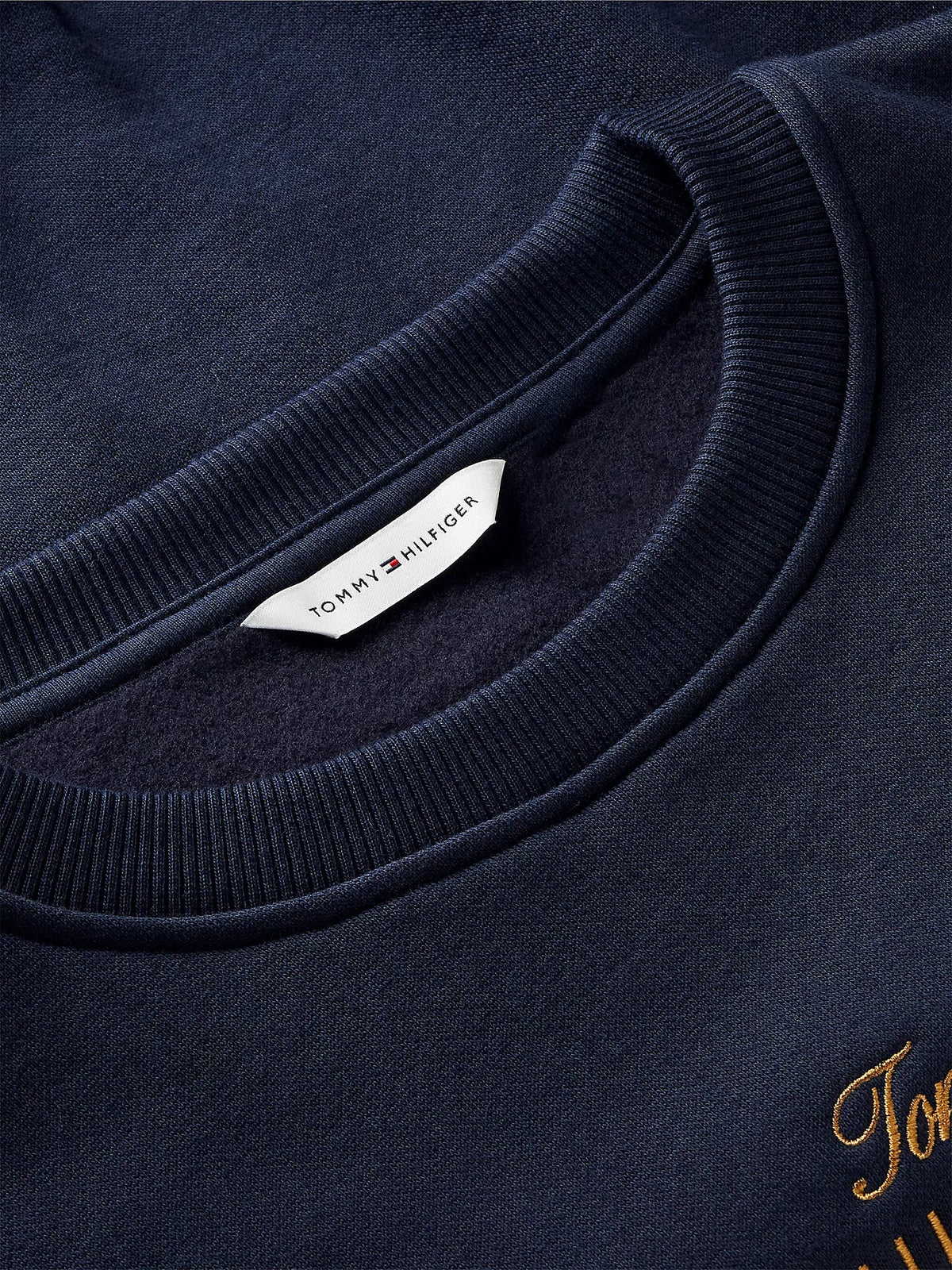 Tommy Hilfiger Maglia donna Pullover relaxed fit con logo ricamato WW0WW51724DW6 - immagine 6
