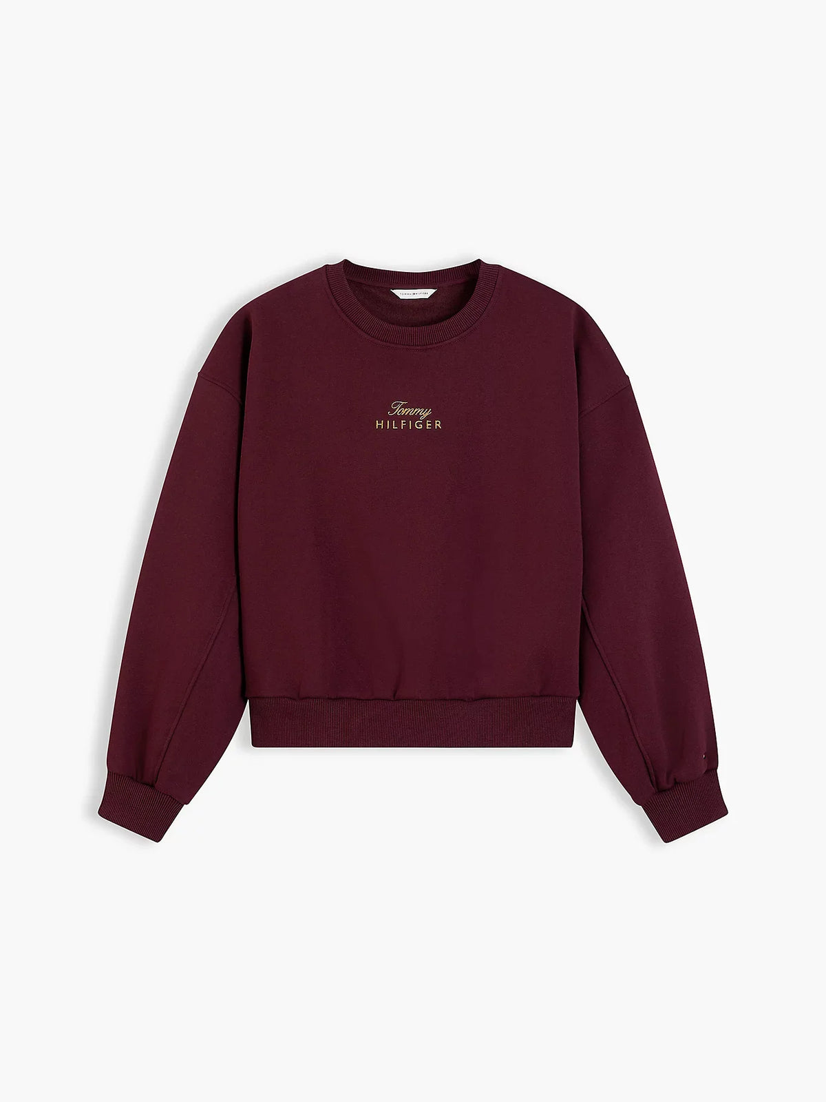 Tommy Hilfiger Maglia donna Pullover relaxed fit con logo ricamato WW0WW51724XIH - immagine 5
