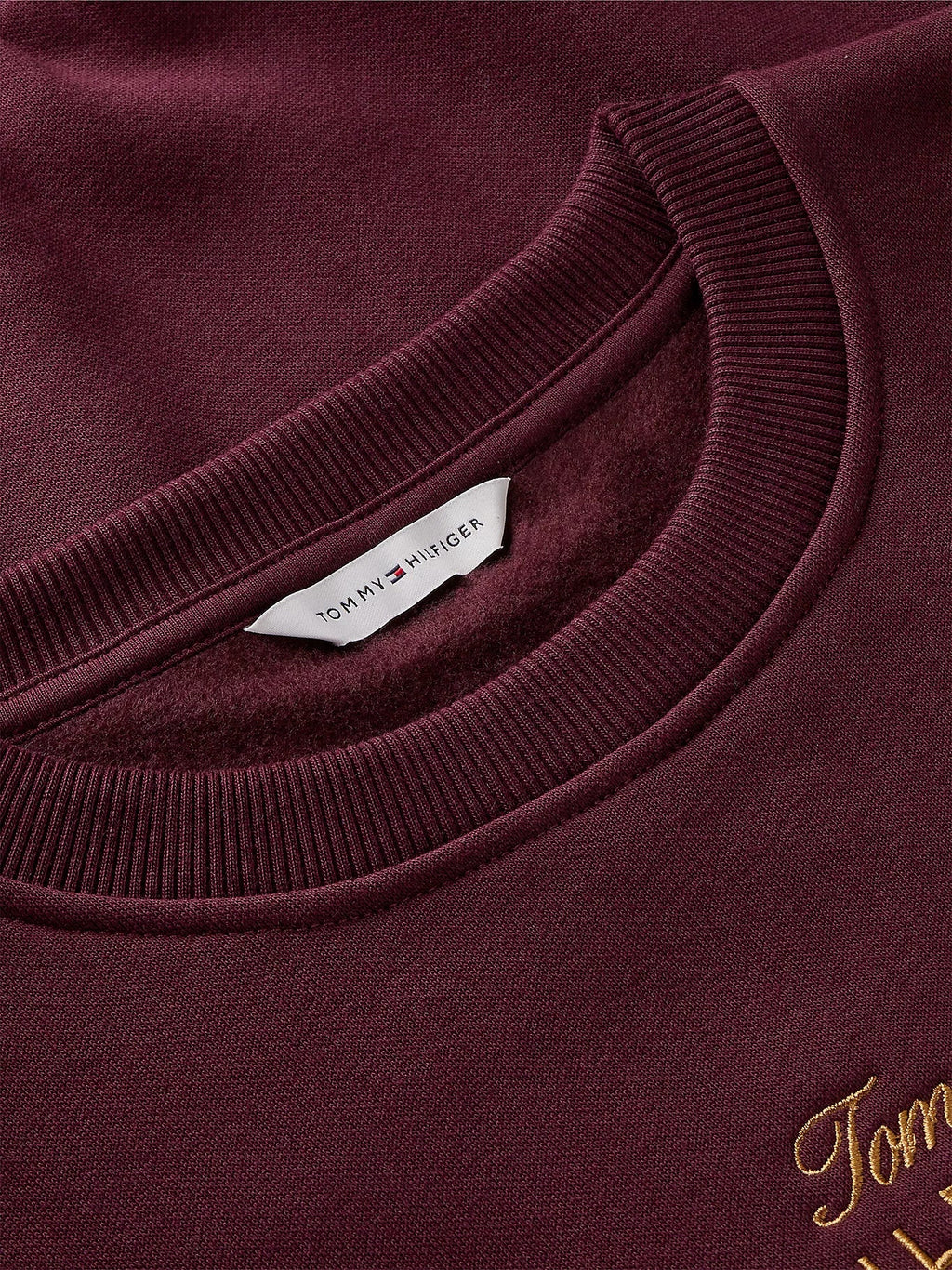 Tommy Hilfiger Maglia donna Pullover relaxed fit con logo ricamato WW0WW51724XIH - immagine 6