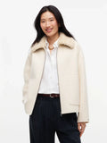Tommy Hilfiger Giubbino donna Giacca relaxed fit in misto lana double face WW0WW52915AEF - immagine 1