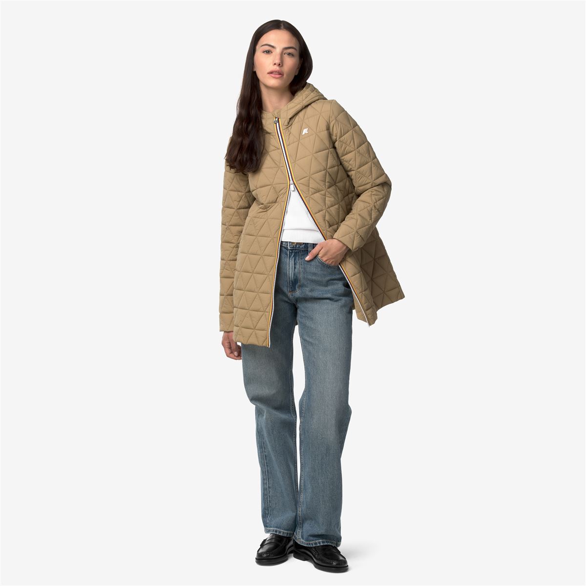 K-way giubbino donna Sophie Diamond quilted warm - Beige K8161HW-677 - immagine 3