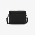 K-Way pouch bag unisex Moire Black Pure